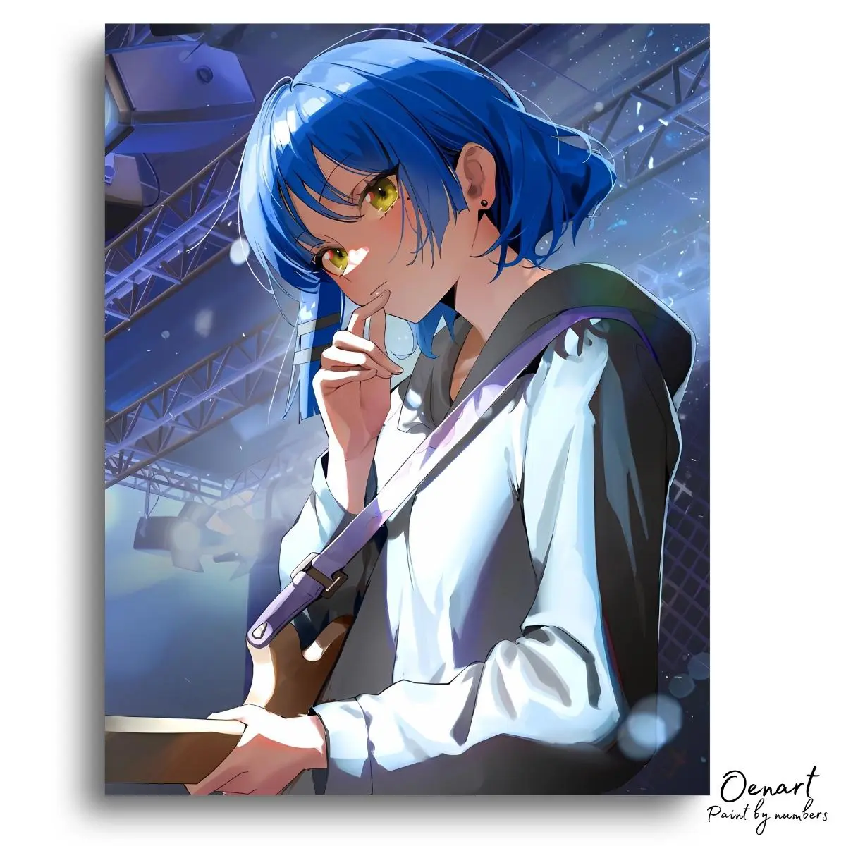 Bocchi the Rock: Blue - Anime Diamond Painting