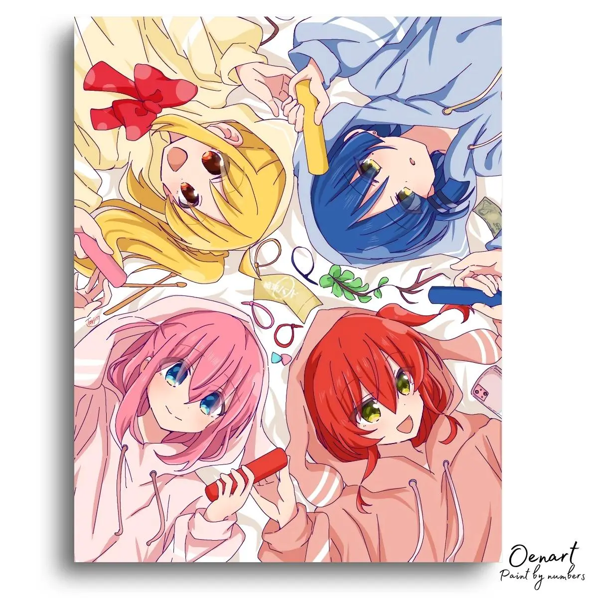 Bocchi the Rock: Colors - Anime Diamond Painting