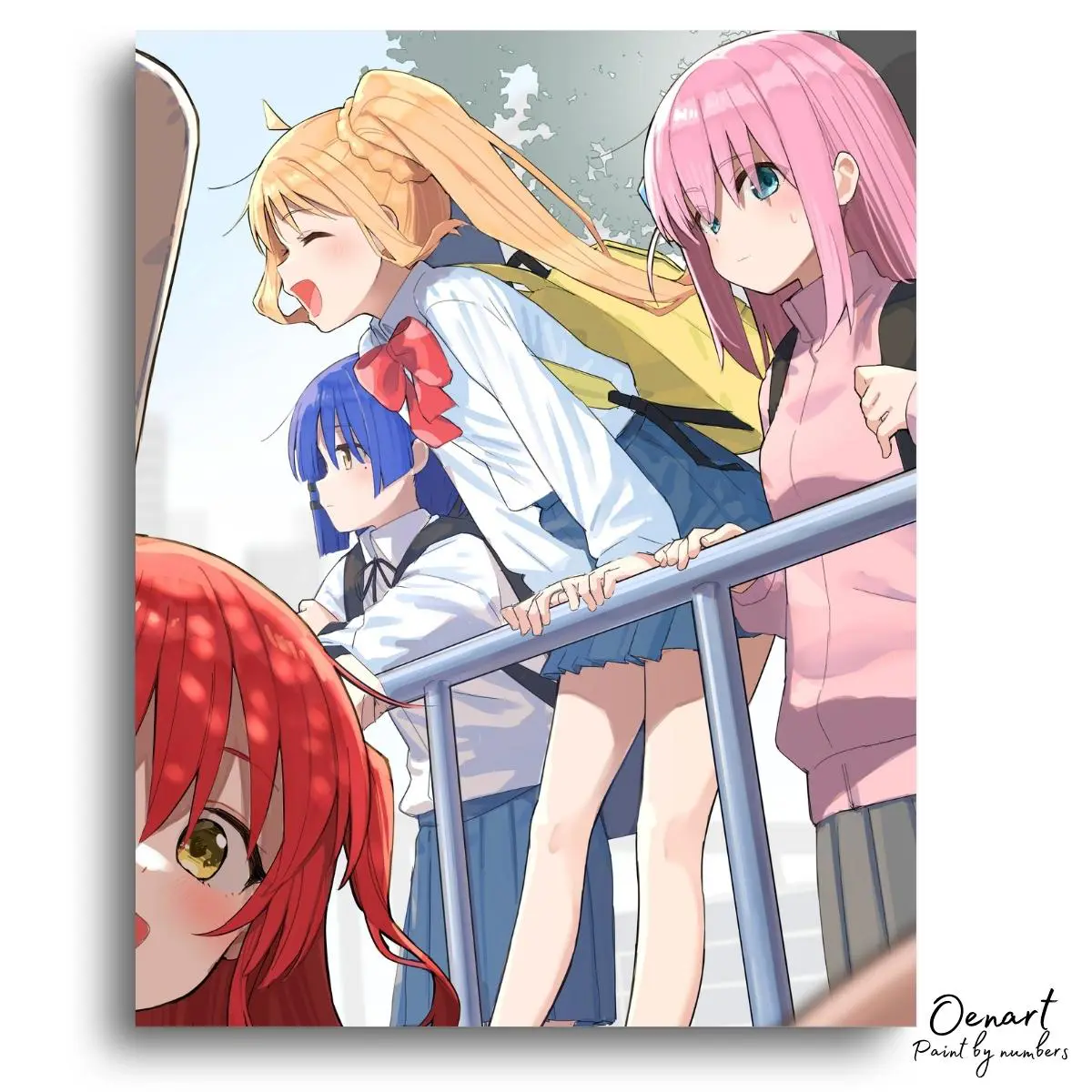 Bocchi the Rock: Hey - Anime Diamond Painting