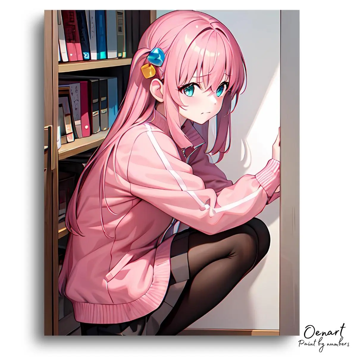 Bocchi the Rock: Library - Anime Diamond Painting