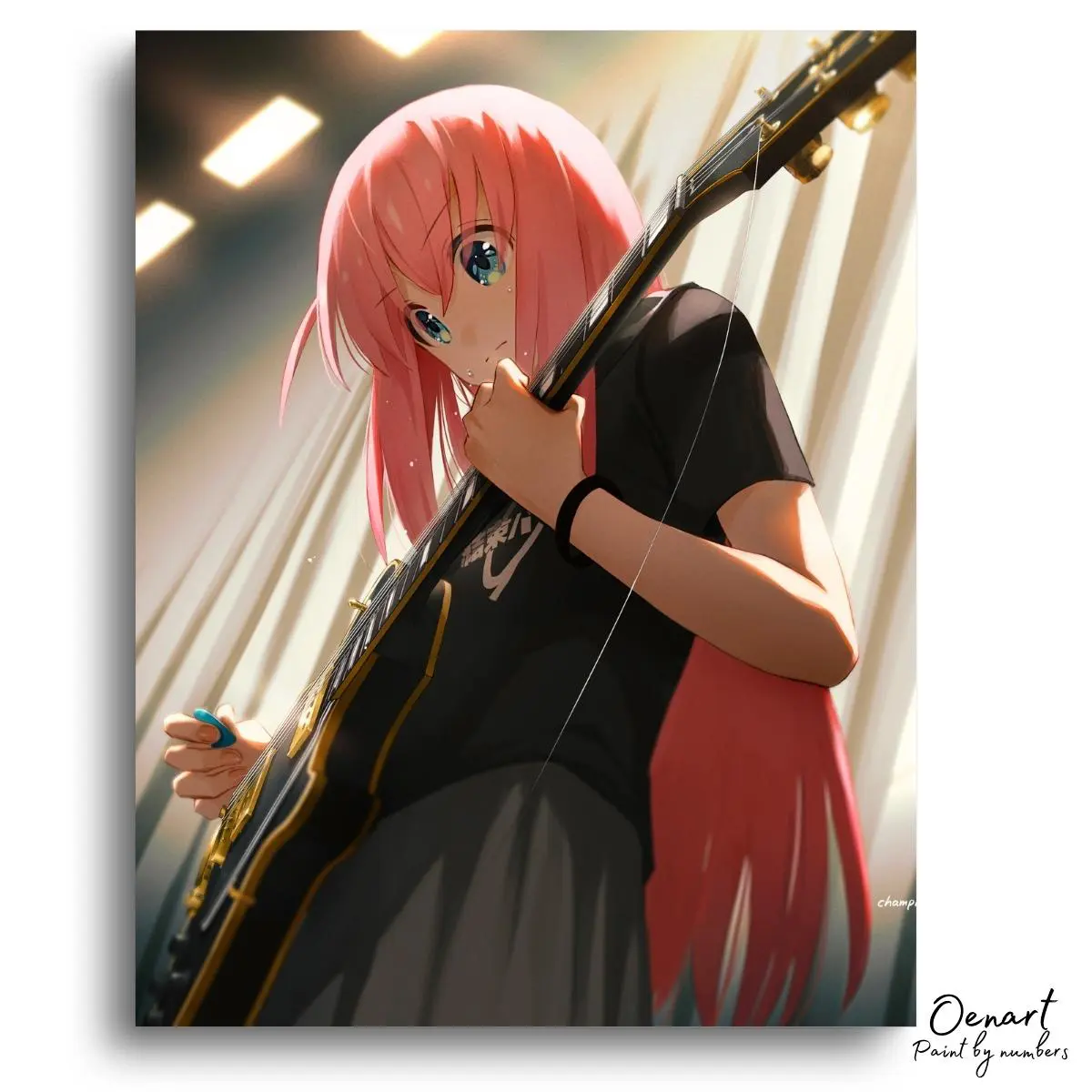 Bocchi the Rock: My Guitar - Anime Diamond Painting