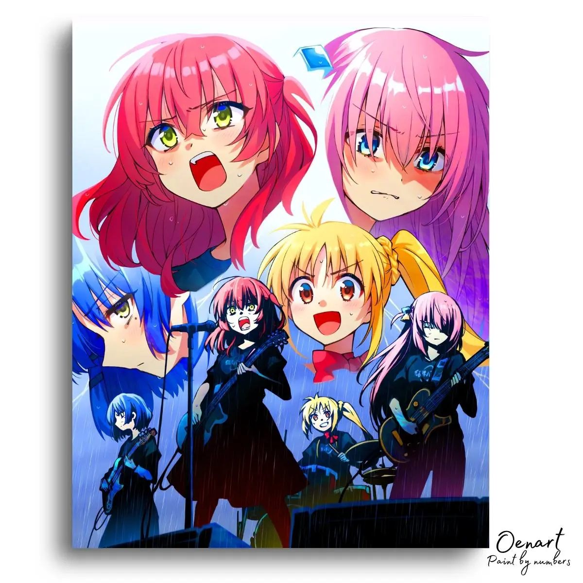 Bocchi the Rock: The Band - Anime Diamond Painting