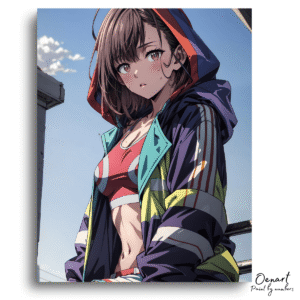 Bold Athletic Urban Portrait – Diamond Craft Kit