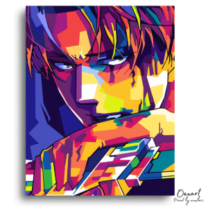 Bold Chromatic Heroic Portrait – Paint By Numbers Kit