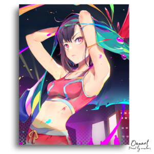 Bold Colorful Urban Portrait – Diamond Craft Kit