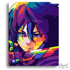 Bold Electric Warrior Focus – Paint By Numbers Kit
