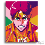 Bold Expressive Hero Portrait - Paint By Numbers Kit
