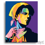 Bold Geometric Hero Portrait - Paint By Numbers Kit