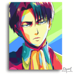 Bold Multicolor Heroic Portrait - Paint By Numbers Kit