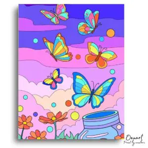 Butterfly Garden Escape - Paint By Numbers Kit