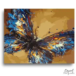 Butterfly Art Escape - Paint By Numbers Kit