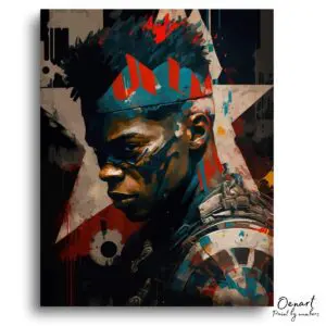 Bold Heroic Portrait Spirit - Paint By Numbers Kit