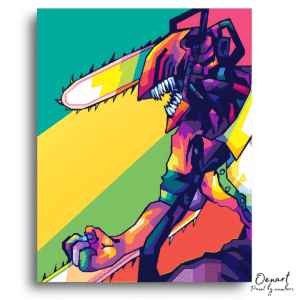 Chainsaw Man: Chainsaw Pop Art - Anime Diamond Painting