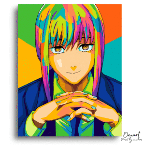 Chainsaw Man: Makima Pop Art - Anime Diamond Painting