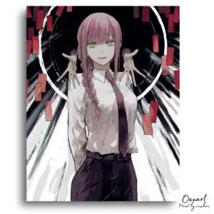 Chainsaw Man: Makima Shadow - Anime Paint By Numbers Kit