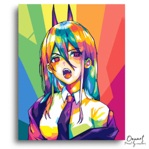 Chainsaw Man: Power Wpap Pop Art - Anime Diamond Painting