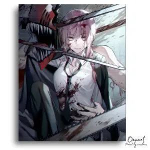 Chainsaw Man: Swords - Anime Paint By Numbers Kit