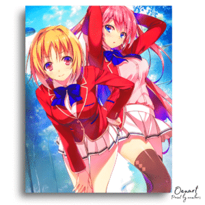 Classroom of The Elite: Kushida and Sakura - Anime Diamond Painting
