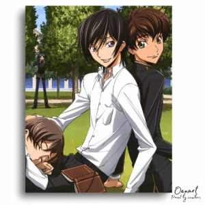 Code Geass: Lelouch, Suzaku & Rolo - Anime Paint By Numbers Kit