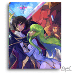 Dramatic Regal Lovers Embrace - Diamond Craft Kit