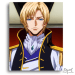 Regal Golden Elegance Portrait - Diamond Craft Kit