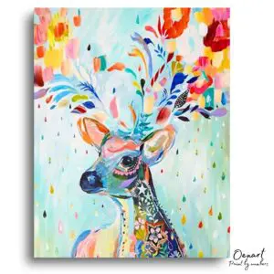 Vivid Deer Art Escape - Paint By Numbers Kit