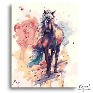 Radiant Horse Art Escape - Paint By Numbers Kit