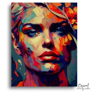 Vivid Portrait Art Retreat - Paint By Numbers Kit