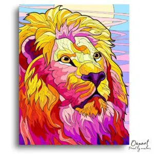 Lion Portrait Majesty - Paint By Numbers Kit