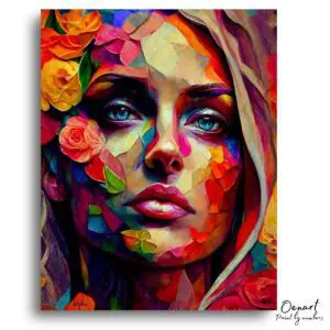 Mosaic Portrait Reverie - Paint By Numbers Kit