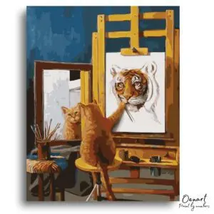 Majestic Feline Studio Dream - Paint By Numbers Kit