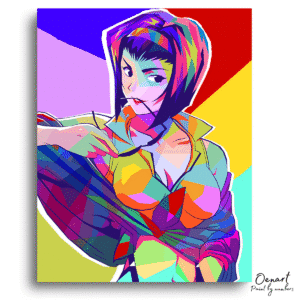 Cowboy Bebop: Faye Valentine Pop Art - Anime Diamond Painting