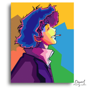 Cowboy Bebop: Spike Spiegel Pop Art - Anime Paint By Numbers Kit