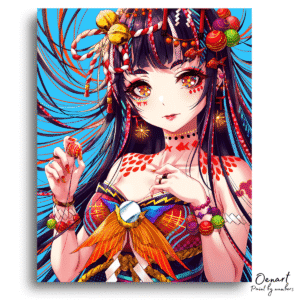 Cute Japanese Anime Girl - Anime Diamond Painting