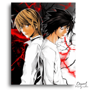 Death Note: L & Light - Anime Diamond Painting