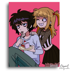 Death Note: L & Misa - Anime Diamond Painting