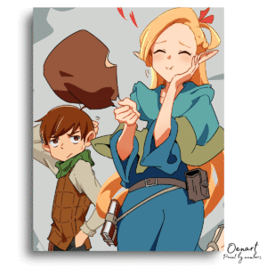 Delicious in Dungeon: Marcille & Chilchuck - Anime Paint By Numbers kit