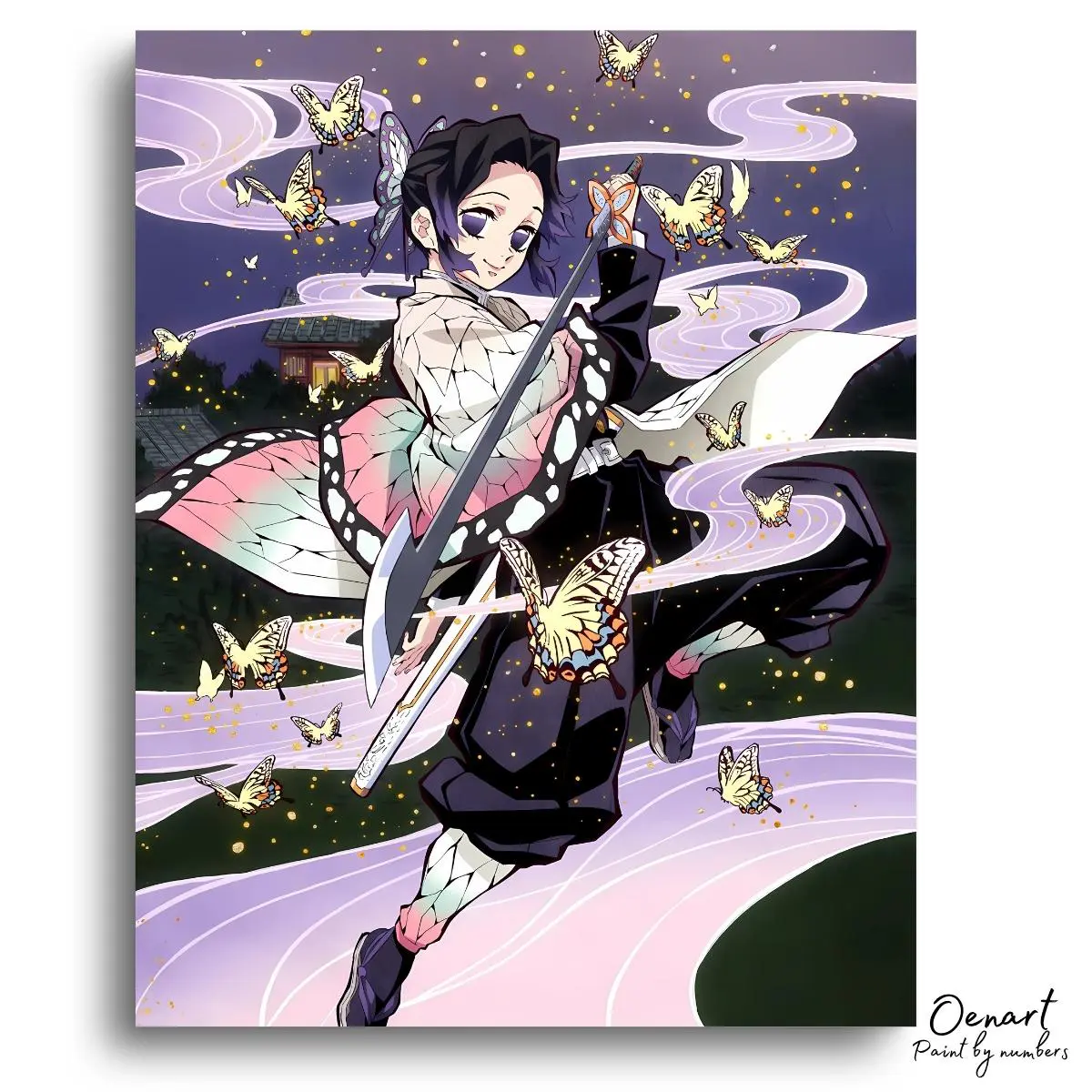 Demon Slayer: Fight Position - Anime Diamond Painting