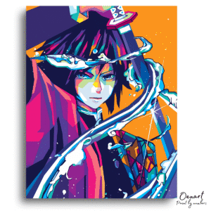Demon Slayer: Giyu Water Breathing - Anime Diamond Painting