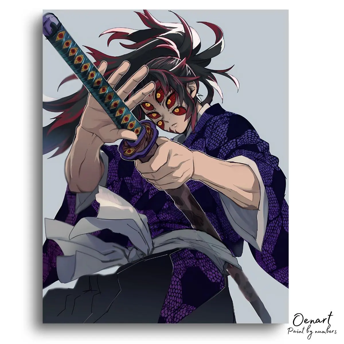Demon Slayer: Kokushibou - Anime Diamond Painting