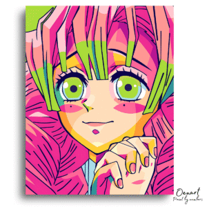 Demon Slayer: Mitsuri Kanroji - Anime Diamond Painting