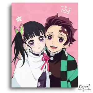 Demon Slayer: Portrait - Anime Paint By Numbers Kit
