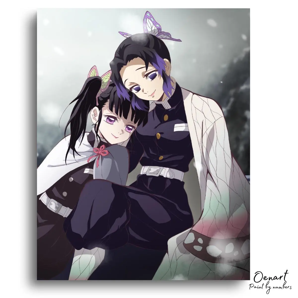 Demon Slayer: Shinobu and Kanao - Anime Diamond Painting