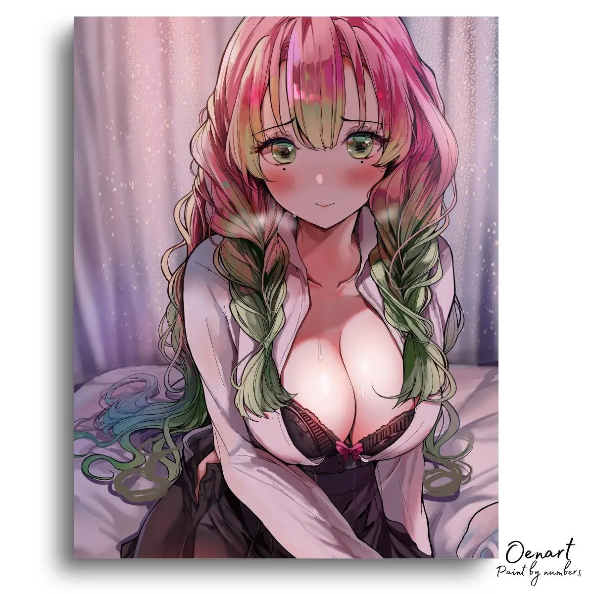 Demon Slayer: Shy Mitsuri - Anime Diamond Painting