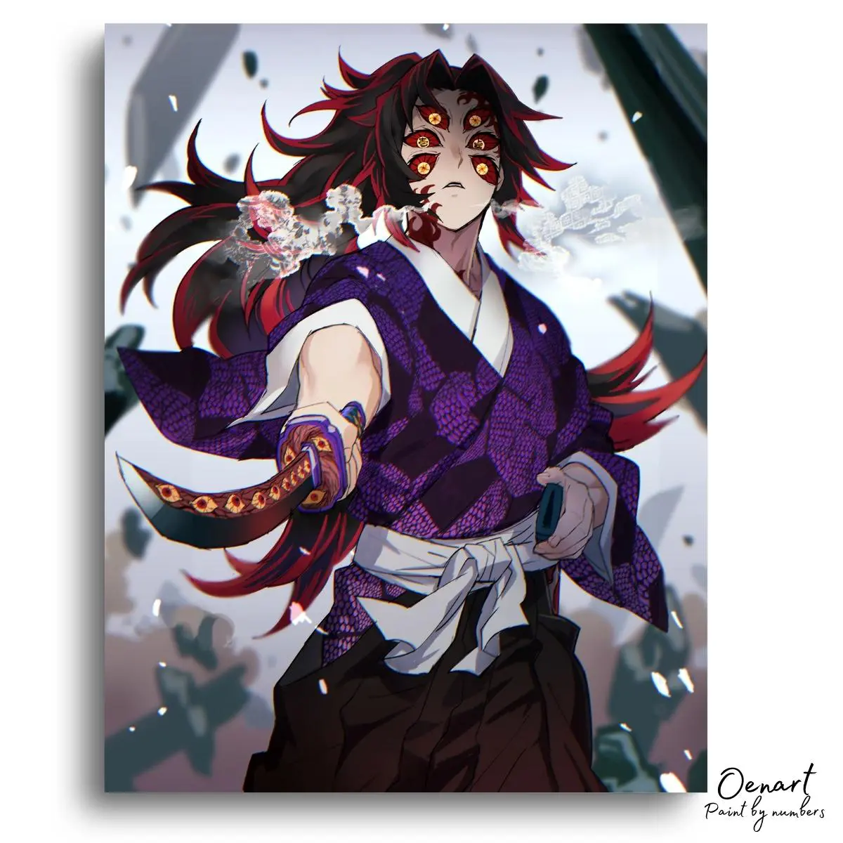 Demon Slayer: Six Eyes - Anime Diamond Painting