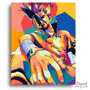 Dr. Stone: Senku Pop Art - Anime Diamond Painting