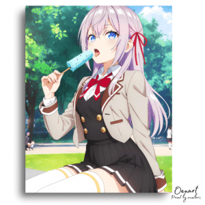 Elegant Girl Summer Treat – Paint By Numbers Kit