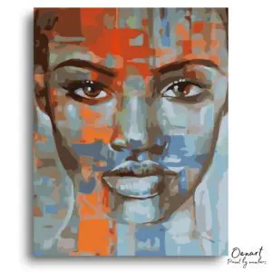 Bold Abstract Portrait Mood - Paint By Numbers Kit