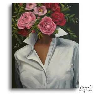 Floral Portrait Reverie - Paint By Numbers Kit