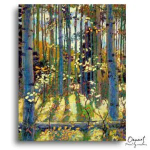 Radiant Woodland Sunlight Retreat - Paint By Numbers Kit